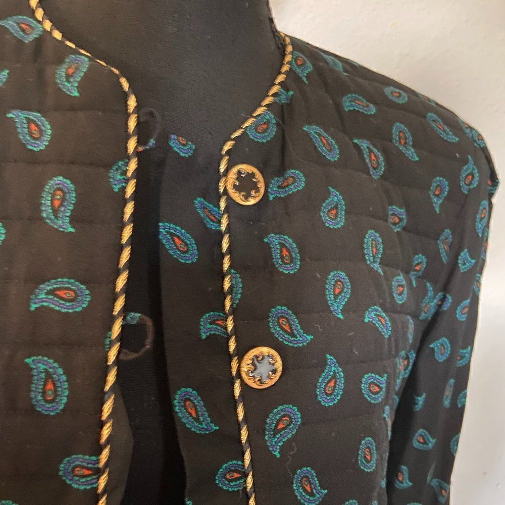 Vintage First Focus Emerald Green Blazer Size 9/10 - Picture 2 of 7